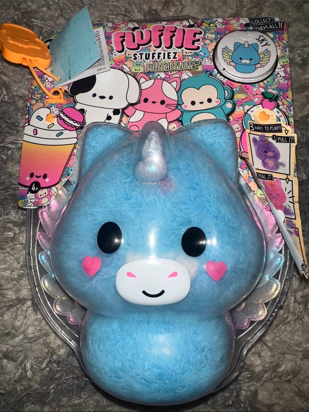 Blue Unicorn Plush - Fluffie
